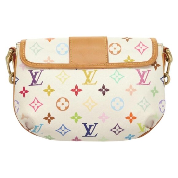 LOUIS VUITTON Monogram Multicolor Patty Shoulder Bag White M40305 Auth 127416V - Picture 2 of 16